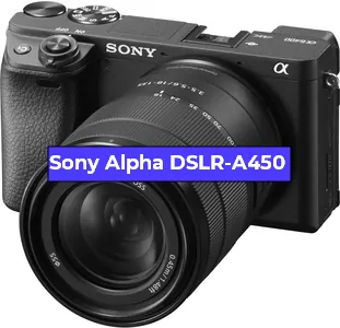 Замена Прошивка фотоаппарата Sony Alpha DSLR-A450 в Санкт-Петербурге